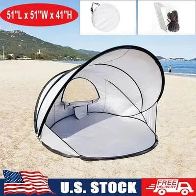 2-3 Person Portable Automatic Outdoor Folding Tent Beach Instant Pop Up Tent NEW - Image 1 of 4