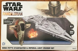 StarWars Mandalorian Boba Fett Starfighter Imperial Light Cruiser 3D Paper Model - Picture 1 of 4