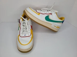 Nike Air Force 1 Shadow Damengröße 8,5 Summit weiß grün Turnschuhe AF1 OHNE KARTON - Bild 1 von 12