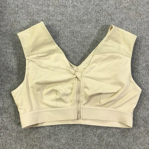 Tommie Copper Sport BH Damen XL beige Schulterstütze Reißverschluss vorne Kompression - Bild 1 von 14