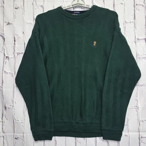 Vintage Chaps Ralph Lauren Pullover Herren XL grün handgerahmt Fischgrät Preppy - Bild 1 von 11
