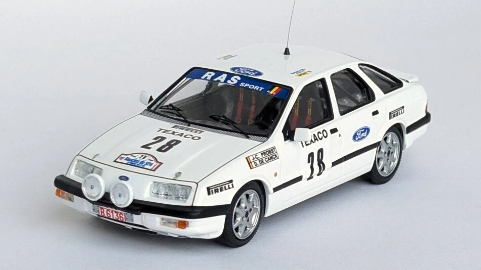 Trofeu FORD SIERRA XR 4x4 1st BOUCLES DE SPA 1986 PROBST/DE CANCK 1:43 - Immagine 1 di 1