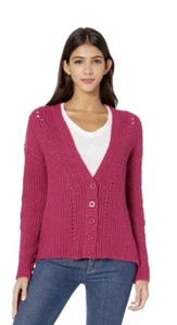 Cable Knit Cardigan Kensie Sweater Women’s Size Small - Picture 1 of 9