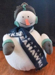 Seattle Seahawks Schneemann 10 Zoll - Bild 1 von 7