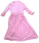 Sukienka vintage lata 60. Serbin Muriel Ryan połowa wieku różowa długi rękaw vintage