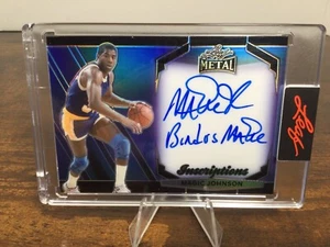 2025 Leaf Sports Heroes MAGIC JOHNSON Inscriptions Auto "BIRD vs MAGIC" 112/150 - Picture 1 of 3