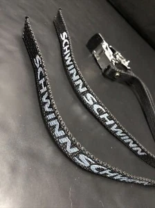 Nos Schwinn Nylon Toe Clip Straps Fixie Track Road Bike MTB Bicycle Pedal Cages - Picture 1 of 10