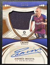 2022-23 Panini Chronicles ANDRES INIESTA /40 Patch Auto SILHOUETTES FC Barcelona