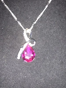 Colgante Cadena Cristal Gargantilla Grueso Babero, Rosa, Collar Mujer Moda Joyería - Imagen 1 de 2