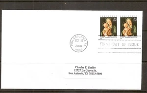 US SC # 3536 Christmas, Madonna FDC. No Cachet - Picture 1 of 1