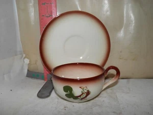 BROCK OF CALIFORNIA CHICKEN CUP & SAUCER SET - NO DAMAGE! - Picture 1 of 3