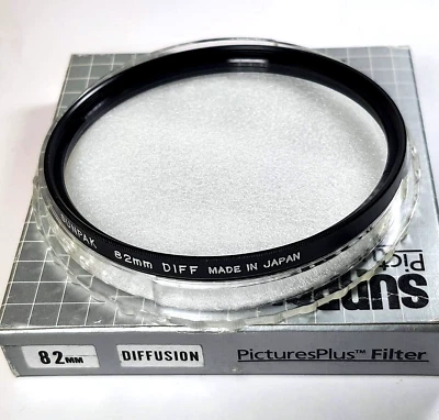 82mm Diffuser Glass Lens Filter 82 mm Diffused Soft Softer Look Diffusion Sunpak - Image 1 of 4