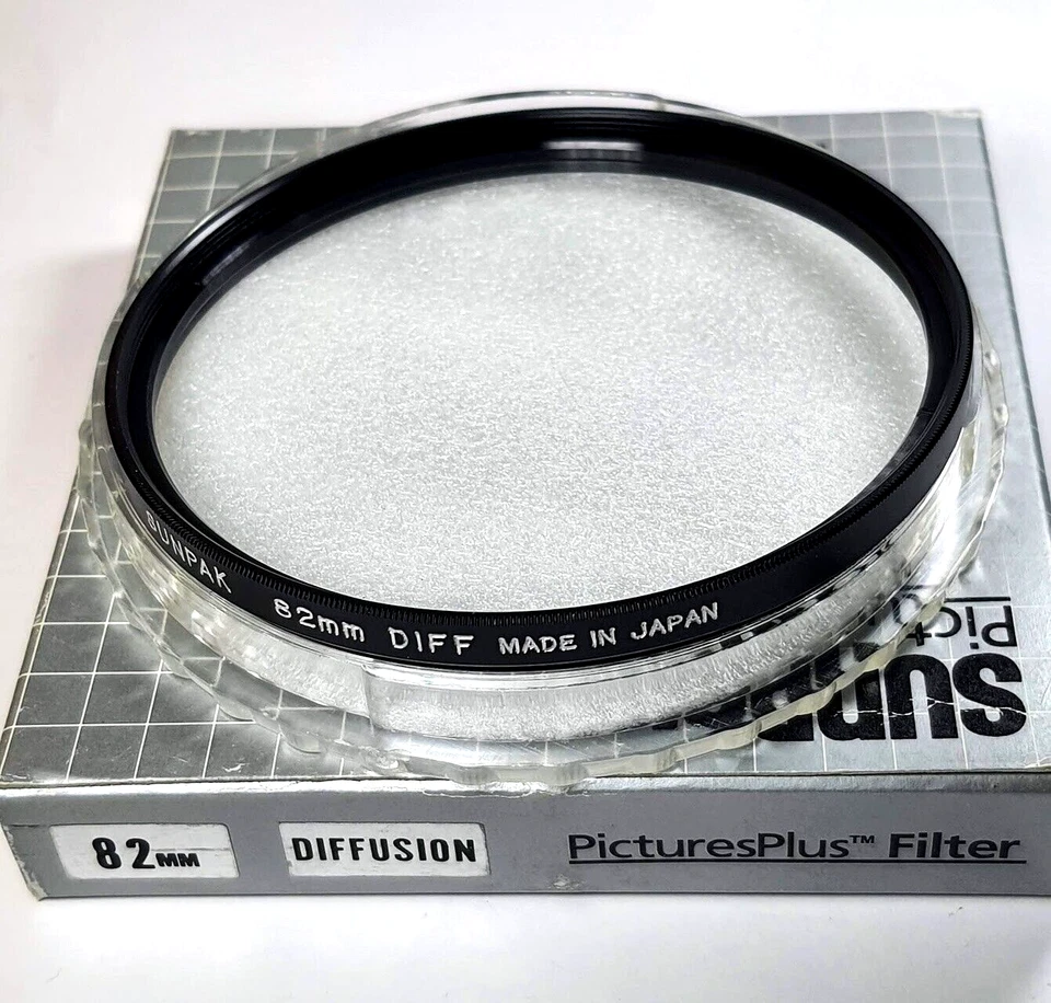 82mm Diffuser Glass Lens Filter 82 mm Diffused Soft Softer Look Diffusion Sunpak - Image 1 of 4