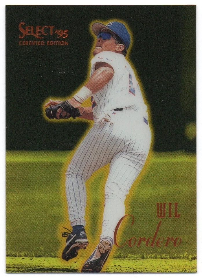 1995 Select Certified Mirror Gold #6 Wil Cordero Montreal Expos - Image 1 of 1