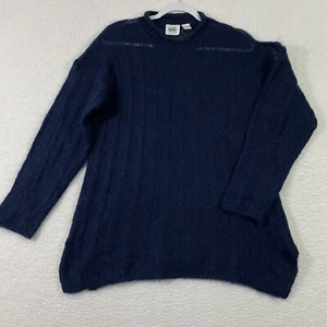 Vintage Jason Maxwell Mohair Blend Sweater Womens Size M Blue Long Sleeve. - Picture 1 of 10
