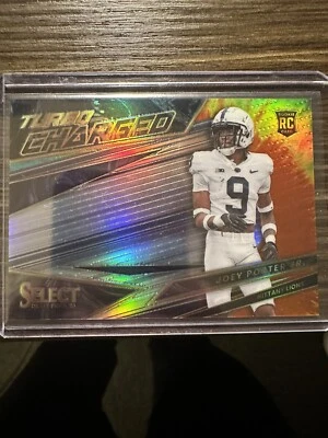 2023 Select Draft Picks Joey Porter Jr Turbo Charged Tie Dye /25 Rookie Steelers - Image 1 of 4