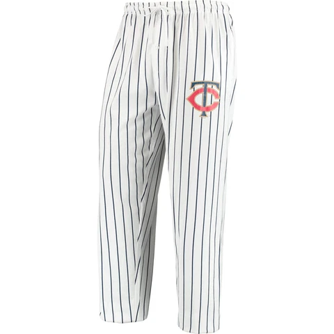 Men's Concepts Sport White/Navy Minnesota Twins Vigor Lounge Pant Cover