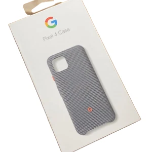 Genuine Google Pixel 4 Phone case Nylon Fabric Shell authentic gray NEW - Photo 1 sur 6