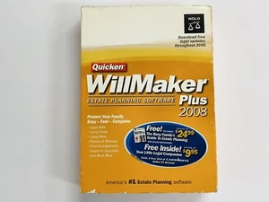 "BRAND NEW" Quicken Willmaker Plus 2008: Estate Planning Software Windows - Picture 1 of 6