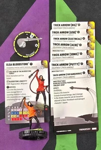 HEROCLIX ELSA BLOODSTONE 047a W/TRICK ARROWS 015A-015G - Picture 1 of 1