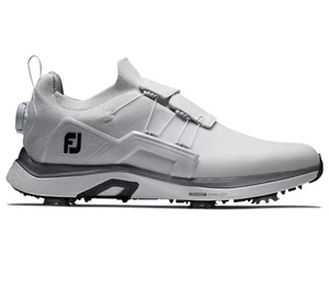 FootJoy Men's Hyperflex BOA Golf Shoes - White/Grey - 51099 - Picture 1 of 5