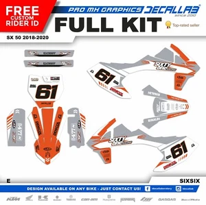 KTM SX SXF 2018 2019 2020 2021 2022 Graphics Decals Stickers Kit Decallab - Picture 1 of 3