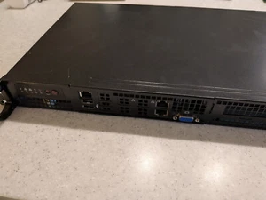 Supermicro 1U pfSense OPNsense X10SDV-4C-OS017 Xeon D-1521 32GB RAM 32GB Optane - Afbeelding 1 van 9