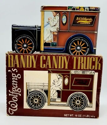 Banco de camión de hojalata Wolfgang's Dandy Candy Truck Foto 1 de 4