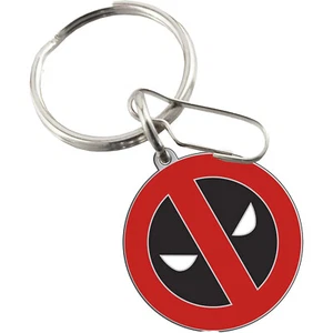 Plasticolor Deadpool Logo Keychain - Marvel Keychain for Car Keys and More - Picture 1 of 1