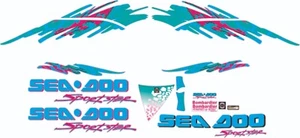 SEADOO SPORTSTER 1997 GRAPHICS / DECAL / Sticker KIT CUSTOM - Picture 1 of 1