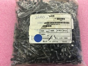 (100 PIECE LOT) GSM477M6R3S1A5E110, EPOXY RADIAL CAPACITORS, 470uF, 6.3V, 6.3X11 - Picture 1 of 2