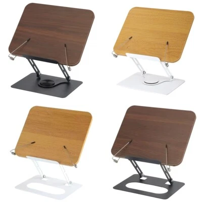 360° Book Tablet Stand Holder Desk Riser Foldable Adjust for Reading Book Pad - Image 1 of 4