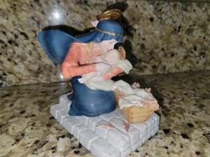 Enesco Vatican Treasury Nativity Millennium Edition 2000 Mary Baby Jesus Christ - Picture 1 of 5