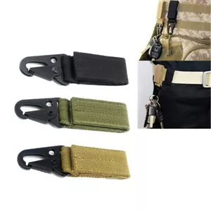 Mochila Táctica Molle Accesorios para Cinturón Llavero Clip Nailon Cinturón Hebilla Colgante - Imagen 1 de 15