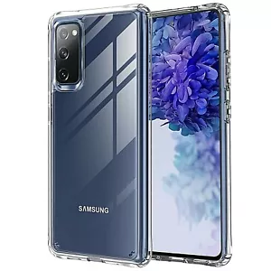 For Samsung Galaxy S20 FE SM-G781U 5G Shockproof Clear Phone Case HARD Cover - Picture 1 of 7