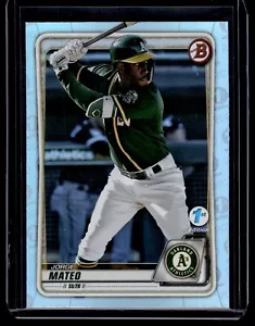 2020 Bowman 1st Edition Sky Blue Foil Jorge Mateo #BFE-138 - Picture 1 of 2