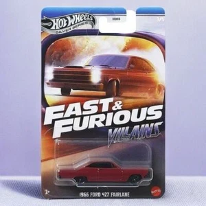 Hot Wheels 2024 Sliver Series Fast & Furious Villains #3 1966 Ford 427 Fairlane - Picture 1 of 1