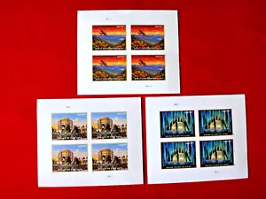 12 Stamps: GREAT SMOKY MOUNTAINS. PALACE OF FINE ARTS, GRAND ISLAND ICE CAVES - Picture 1 of 11
