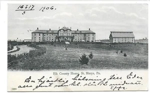 Kersey PA Pennsylvania Elk County Home St Marys 1906 Postcard to Sweden # 1326 - Picture 1 of 1