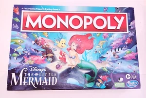 Monopoly: Disney's Little Mermaid Edition *LN USED- Complete* Hasbro - Picture 1 of 6