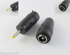 5x DC Power 5.5x2.1mm Female To 2.5x 0.7mm Male Plug Adapter Connector Convertor