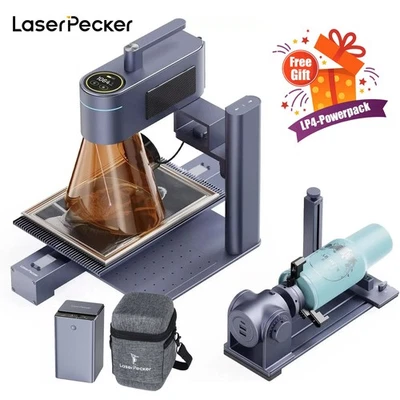 BrandNew LaserPecker LP4 Laser Engraver Machine Laser Cutter 4000mm/s Free Gift