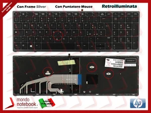 Tastiera Italiana Notebook HP ZBook 17 G3 (Retroilluminata) Frame Grigio Scuro - Photo 1/1