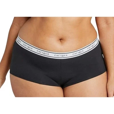 Трусики для мальчиков Lane Bryant Cacique хлопок размер 22/24 черный логотип пояс - Изображение 1 из 4