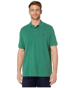 Polo Ralph Lauren Mens Custom Slim Fit Polo Shirt in  Green Heather Sz Small - Picture 1 of 3