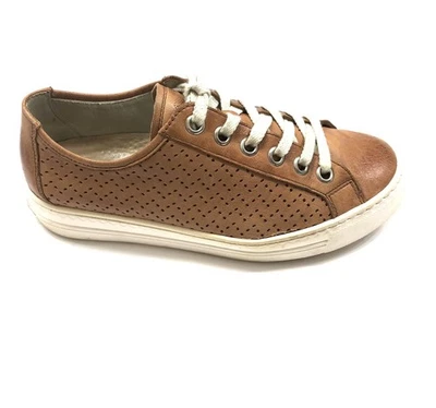 Zapatillas informales Paul Green de moda con cordones marrón talla 6,5 ($) Foto 1 de 4