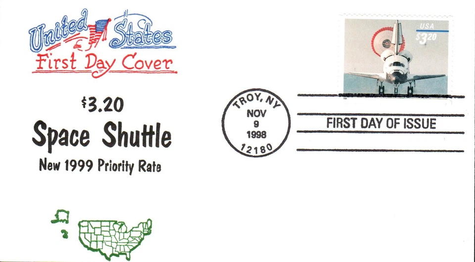 #3261 Space Shuttle Landing Artopages FDC (06319983261001) - Image 1 of 1