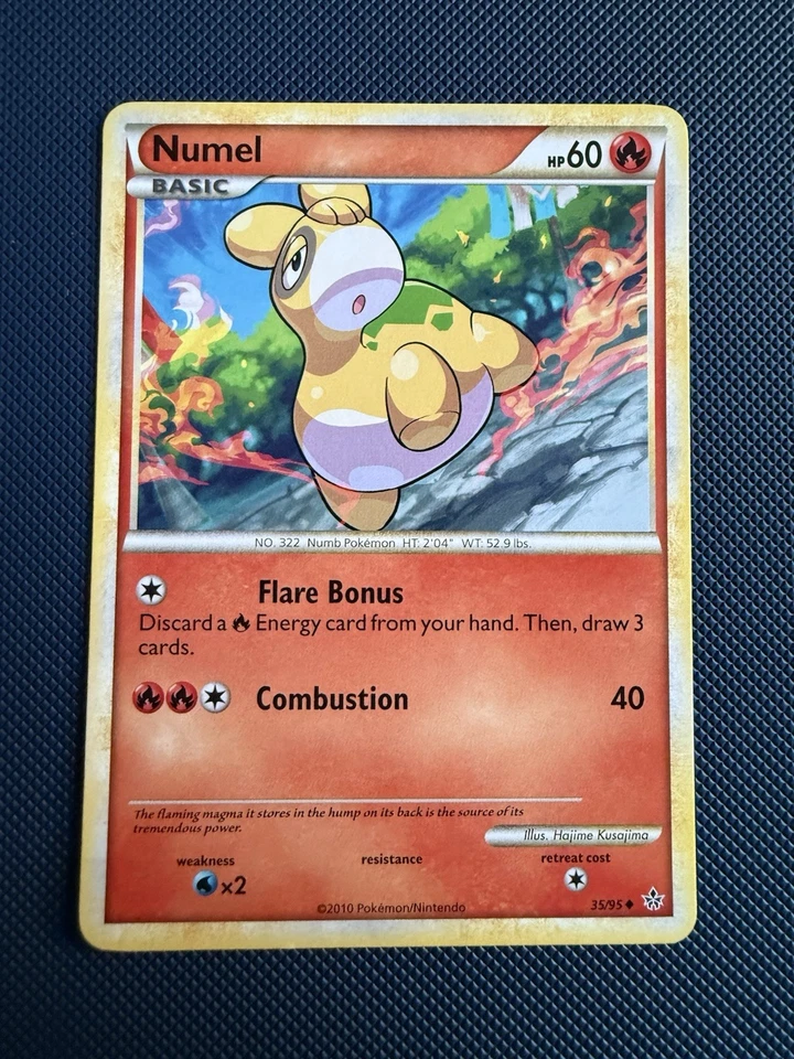 Pokemon - Numel 35/95 - Common - HGSS Unleashed - LP - Image 1 of 1