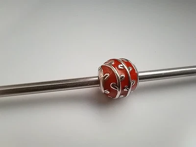 Pandora Charm Blätterranke Emaille Charm rot 925 Silber ALE - 790525 - Bild 1 von 4