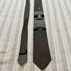 CITY STREETS Gray Tie Slim Skinny Necktie Made In USA #0202 Extra Long - Picture 1 of 13